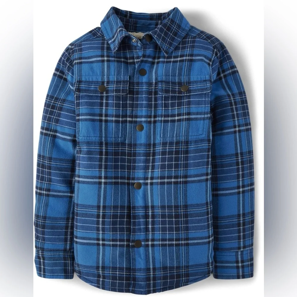 The Children's Place thick plaid flannel. Size 7/8